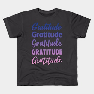 T-shirt Gratitute Color Kids T-Shirt